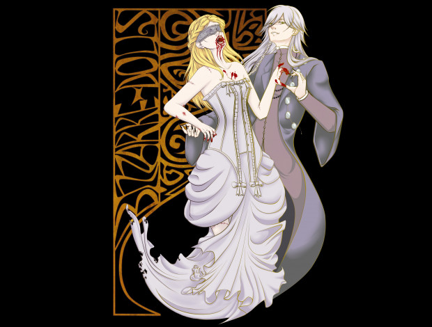 Обои картинки фото аниме, kuroshitsuji, гробовщик