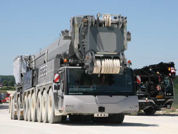 Обои картинки фото техника, краны, liebherr