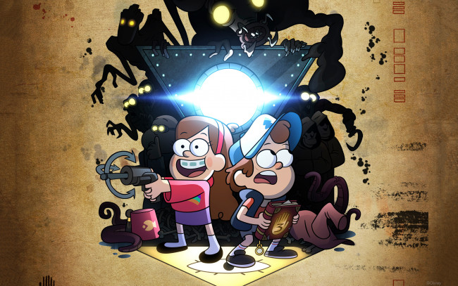 Обои картинки фото мультфильмы, gravity falls, disney, television, animation, гравити, фолз, фоллс, gravity, falls