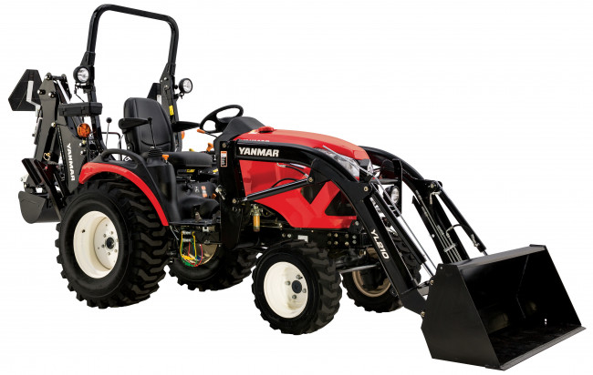 Обои картинки фото техника, фронтальные погрузчики, yanmar