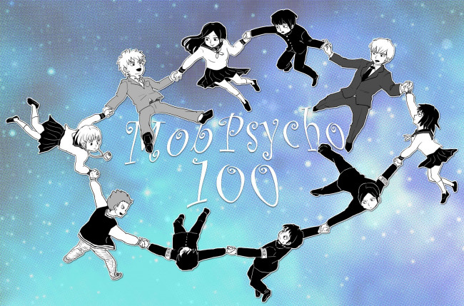 Обои картинки фото аниме, mob psycho 100, персонажи