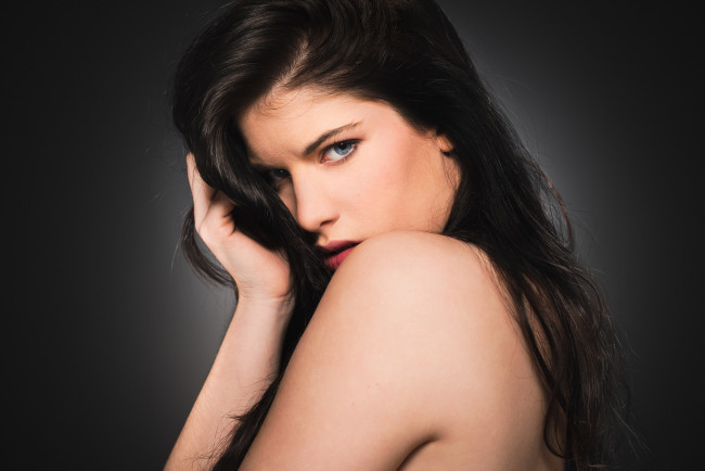 Обои картинки фото девушки, -unsort , лица,  портреты, лицо, взгляд