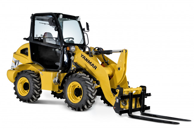 Обои картинки фото техника, фронтальные погрузчики, yanmar