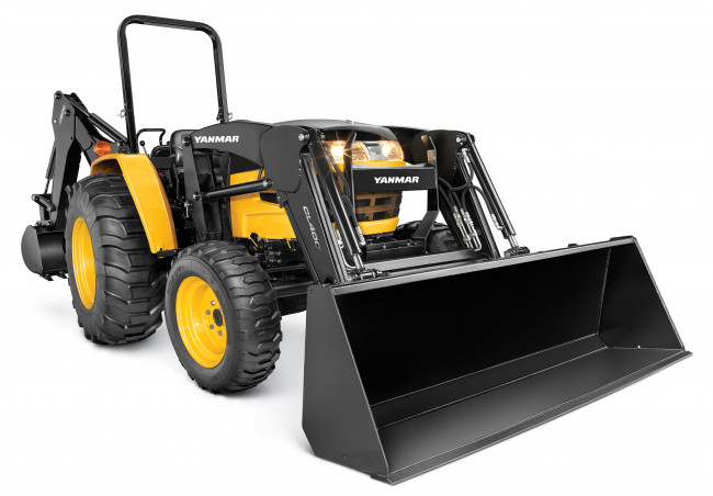 Обои картинки фото техника, фронтальные погрузчики, yanmar