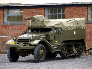 Картинка international+harvester+m9a1+half+track+1943 техника военная+техника авто военная