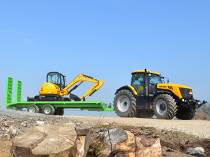 Картинка техника тракторы jcb