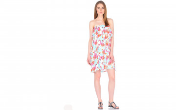 Картинка девушки -unsort+ рыжеволосые+и+другие платье модель рыжая сандалии