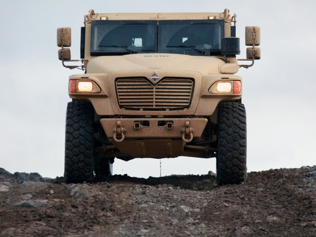 Обои картинки фото international mxt-mva double cab, 2007, техника, военная техника, военная, авто