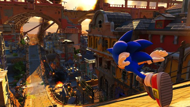 Обои картинки фото видео игры, sonic forces, sonic, forces