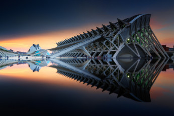 Картинка города валенсия+ испании город искусств и наук валенсия комплекс испания архитектура