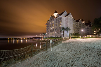 Картинка grand+floridian+resort города -+огни+ночного+города простор
