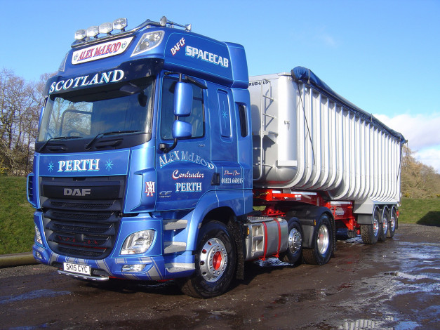 Обои картинки фото автомобили, daf, седельный, грузовик, тягач