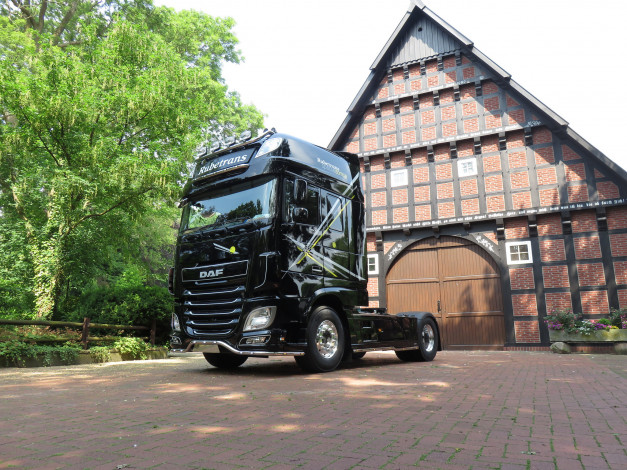 Обои картинки фото автомобили, daf, тягач, седельный, грузовик