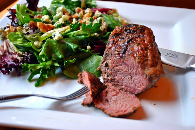 Обои картинки фото еда, мясные блюда, мясо, стейк, овощи