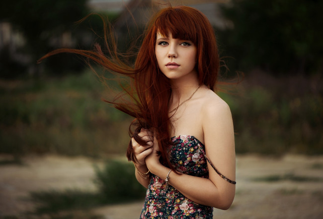 Обои картинки фото девушка, девушки, -unsort , рыжеволосые и другие, модель