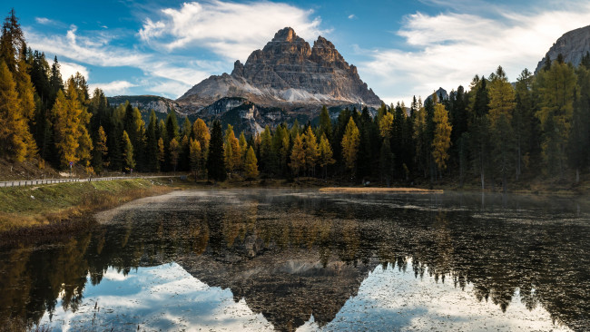 Обои картинки фото природа, реки, озера, доломитовые, альпы