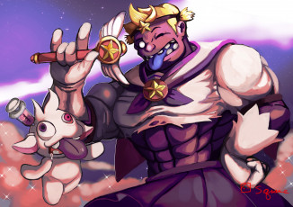 Картинка видео+игры league+of+legends язык жезл существо mundo