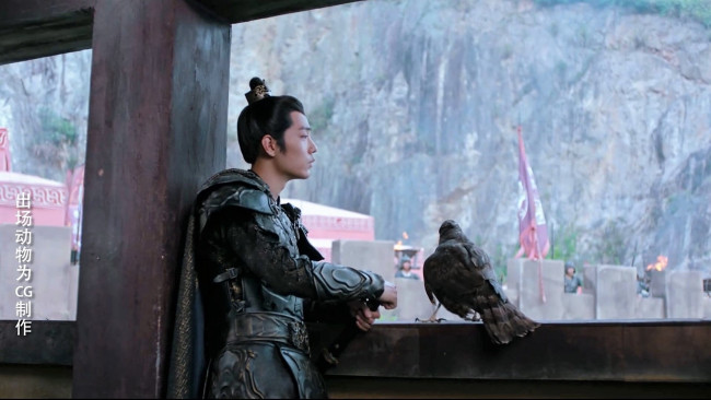 Обои картинки фото кино фильмы, the wolf, цзичун, птица