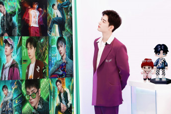 Картинка мужчины xiao+zhan костюм куклы плакаты