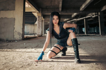 Картинка девушки -+азиатки азиатка поза