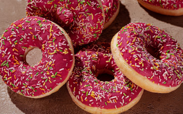 Картинка еда хлеб +выпечка пончики