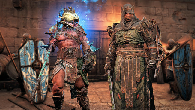 Обои картинки фото видео игры, for honor,  wrath of the jormungandr, воины, крепость