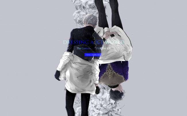 Обои картинки фото аниме, yuri on ice, юрий, на, льду