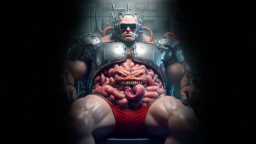 Картинка рисованное комиксы крэнг krang черепашки ниндзя