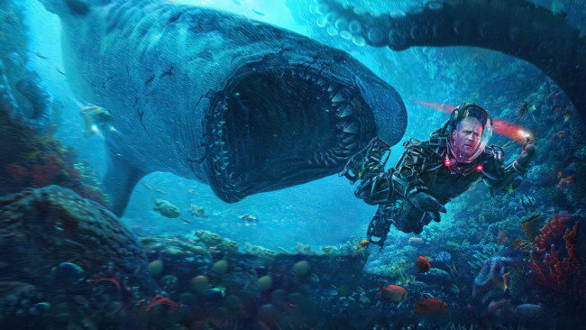 Обои картинки фото кино фильмы, meg 2,  the trench, фантастика