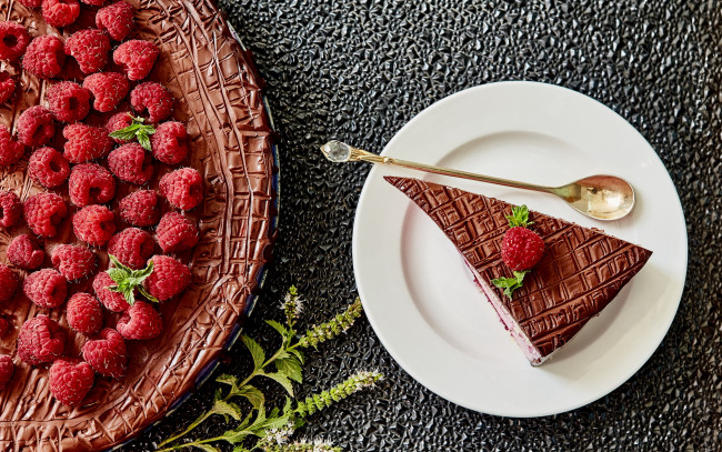 Обои картинки фото еда, пироги, ягоды, пирог, малина