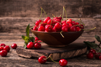 обоя еда, вишня,  черешня, черешня