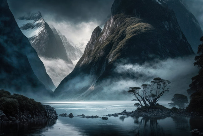 Обои картинки фото 3д графика, природа , nature, пейзаж