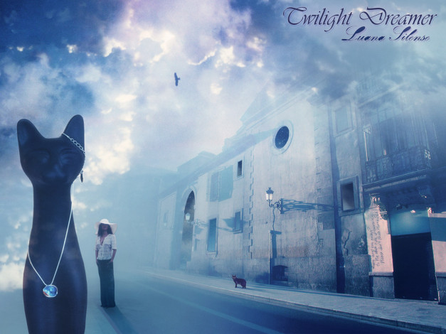 Обои картинки фото рисованные, города