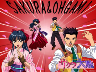 обоя аниме, sakura, wars