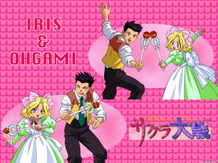 обоя аниме, sakura, wars