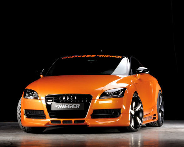 Обои картинки фото rieger, tuning, audi, tt, 2007, автомобили