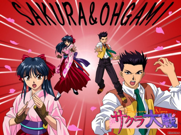 Обои картинки фото аниме, sakura, wars