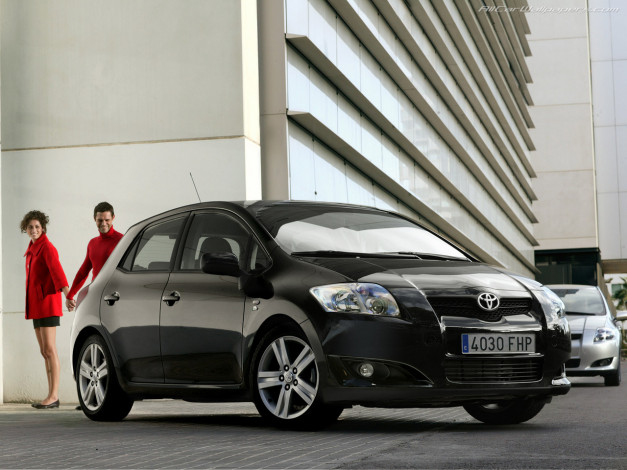 Обои картинки фото toyota, auris, автомобили