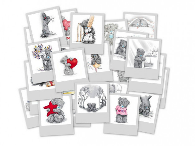 Обои картинки фото рисованные, мишки, тэдди