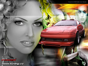 Картинка автомобили авто девушками