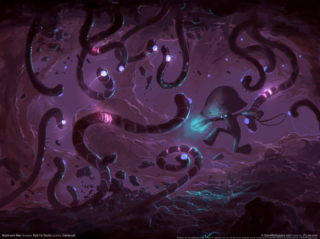 Обои картинки фото mushroom, men, видео, игры