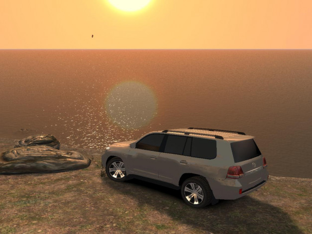 Обои картинки фото toyota, land, cruiser, 200, видео, игры, grand, theft, auto, iv