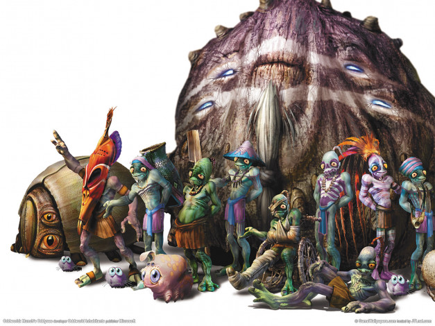 Обои картинки фото видео, игры, oddworld, munchs, oddysee