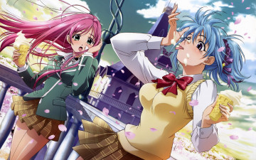 Картинка аниме rosario vampire
