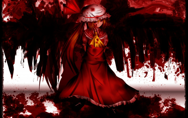 Обои картинки фото аниме, touhou