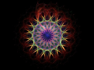 Картинка 3д графика fractal фракталы фон тёмный абстракция узор