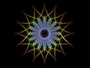 Картинка 3д графика fractal фракталы тёмный фон узор абстракция