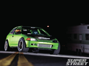 Картинка автомобили hotrod dragster civic ex