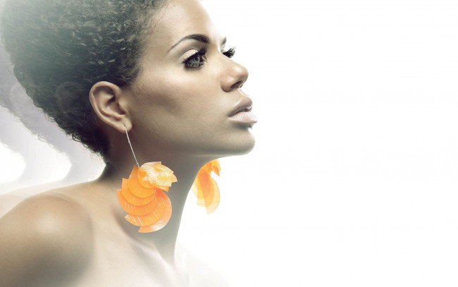 Обои картинки фото -Unsort Лица Портреты, девушки, unsort, лица, портреты, серьги, профиль