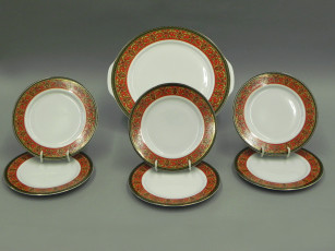 Картинка разное посуда столовые приборы кухонная утварь сервиз тарелки фарфор